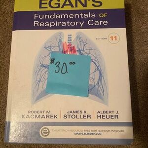Egan's Fundamentals of Respiratory Care Book